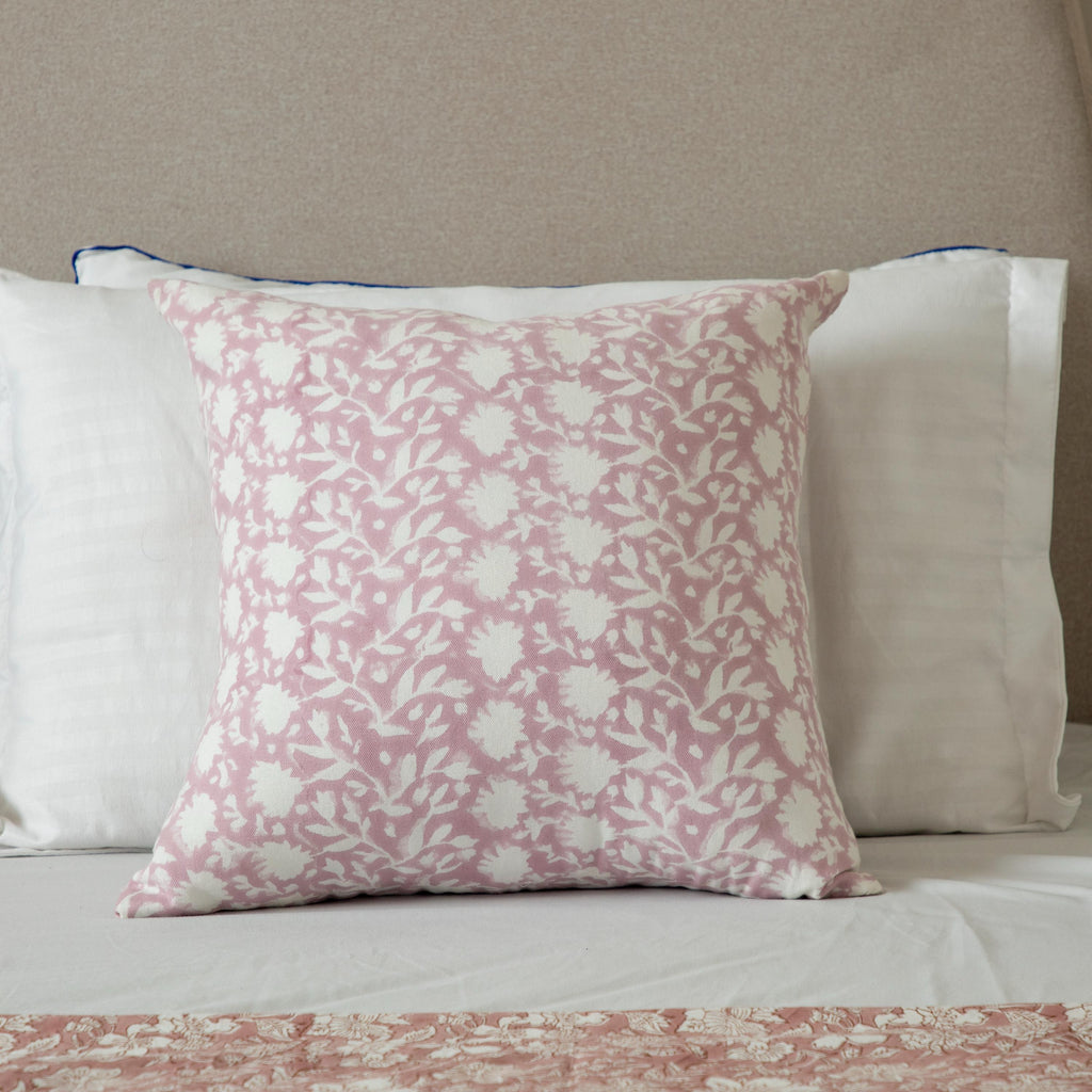 Printed Floral Terra cotta Pillow Cover, Rust Pillow cover, Boho Pillow, Decorative Pillow, Floral pillow cover, Pillows for sale