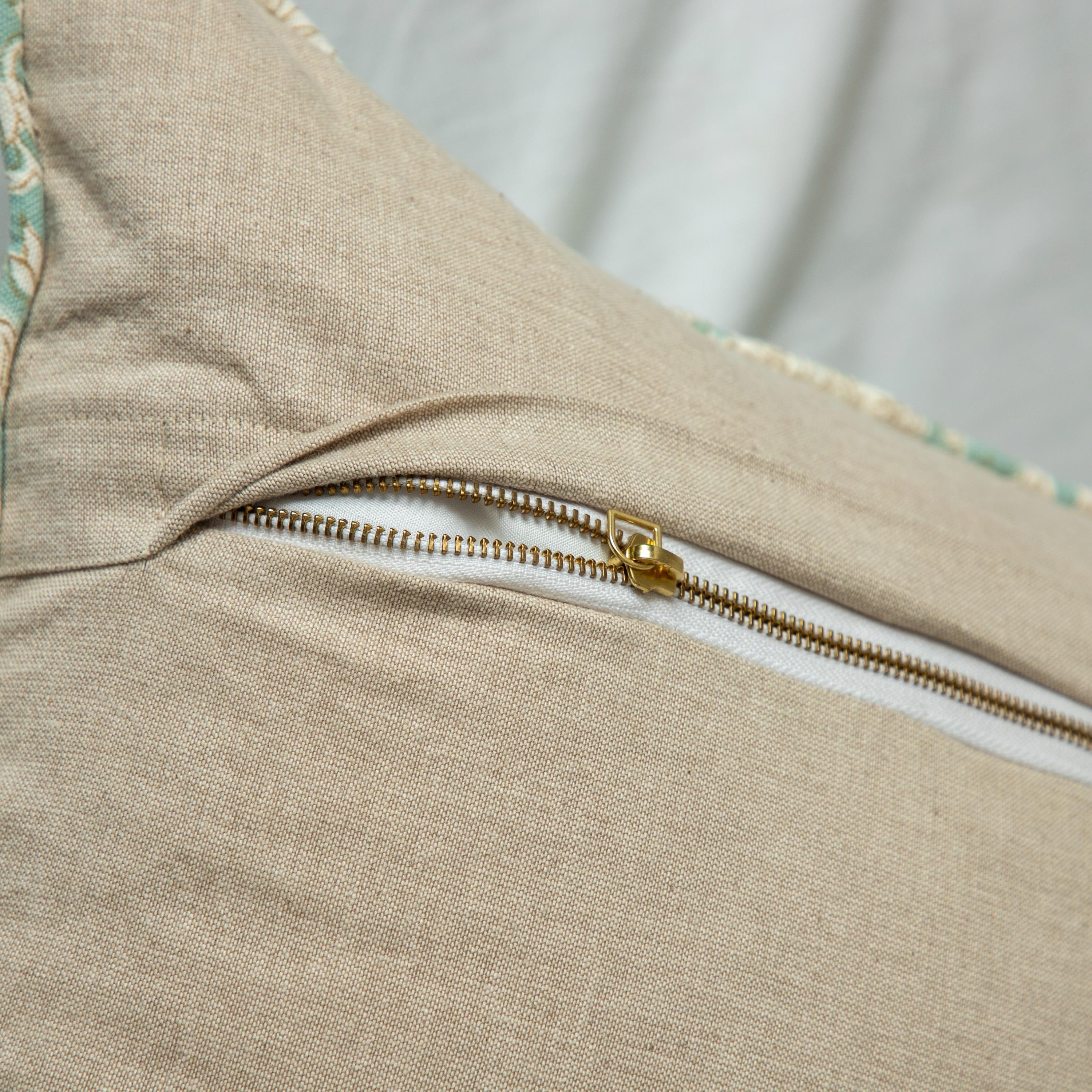 Floral Printed sage green cotta Pillow Cover, Boho Pillow cover, Throw Pillow, Decorative Pillow, Linen pillow cover, Pillows for sale