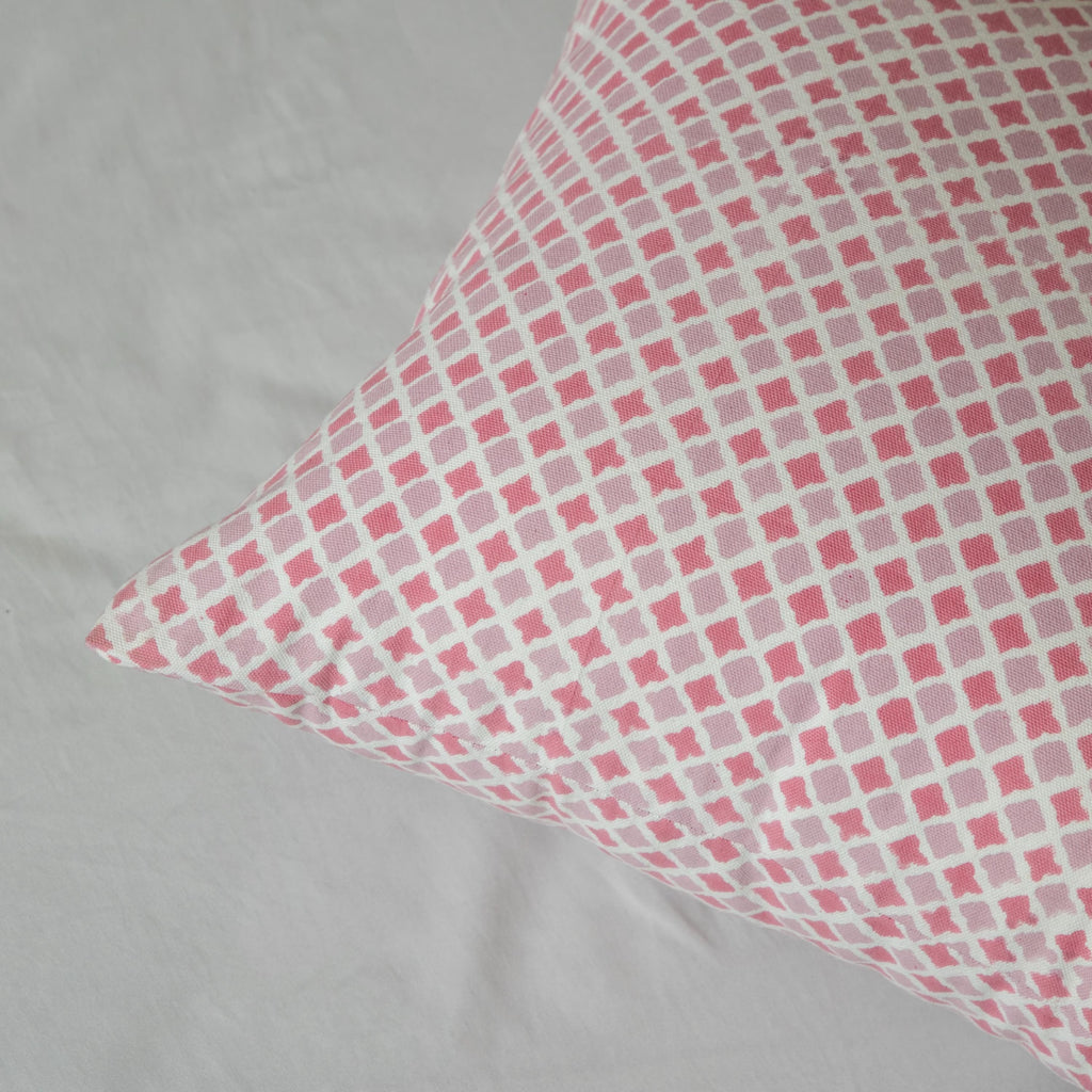Designer Terra cotta on Natural cotton Pillow Cover, Pillow cover for sale, Boho Pillow, Decorative Pillow, Throw pillow cover